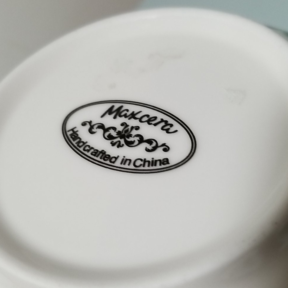 Maxcera Floral Design 6" Cereal Soup Ceramic Bowls - Picture 12 of 13